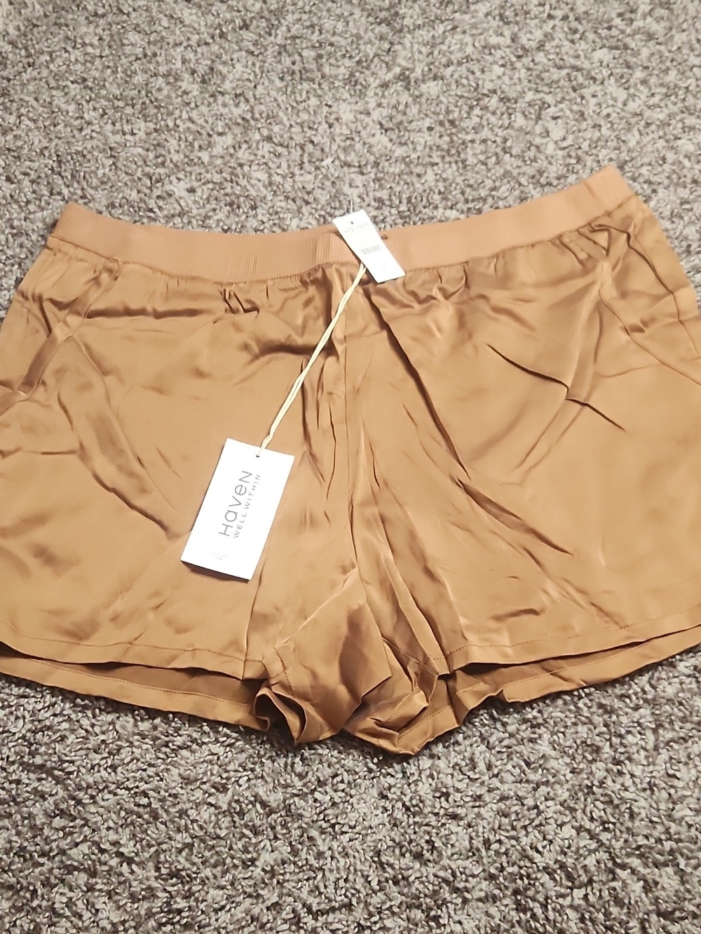 Haven Well Within Sleep Shorts in Brown Sz M